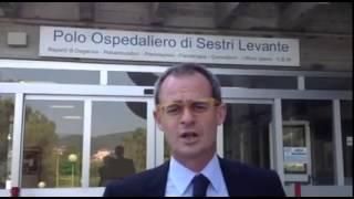 Matteo Rosso: sopralluogo all'Ospedale di Sestri Levante