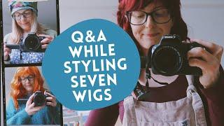 Answering Questions & Styling Wigs  | #Alopecia