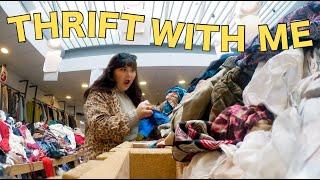 COME THRIFT WITH ME AT THE PARIS BINS!!