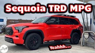 2023 Toyota Sequoia TRD Pro – MPG Test | Highway Efficiency Test at 70 MPH