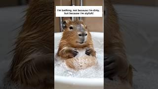 Bunny’s bath time #bunny #funny #cuteanimal #cute