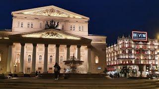 Walking Moscow Center HD Live - Bolshoi Treatre, Kuznetskiy Most, Lubyanka, Chistye Prudy