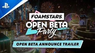 Foamstars | Open Beta Party Announce Trailer | PS5, PS4