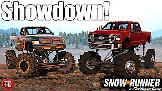 SnowRunner: MUD TRUCK vs MONSTER TRUCK At WEST GA MUD PARK!