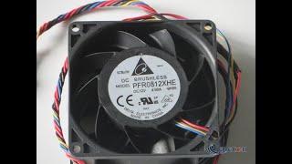 PFR0812XHE 12V 4.9A 42W 6wires Cooling Fan