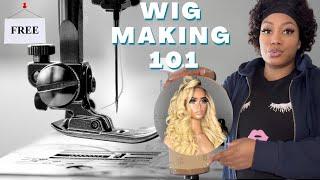 FREE WIG MAKING CLASS: MAKE A WIG UNDER 30 mins: Take notes🪡