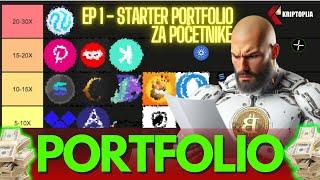 STARTER PORTFOLIO ZA 2025 | ZA POČETNIKE #ALTCOIN #MEMECOIN #ALTCOINS