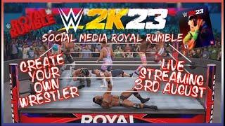 Enter the Social Media Royal Rumble, select your wrestler.