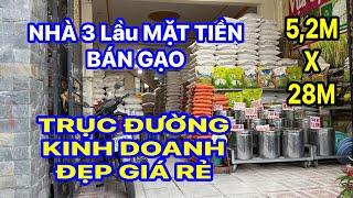 MẶT TIỀN KINH DOANH MÀ GIÁ LẠI RẺ CHỈ CÓ THỂ XEM TẠI ĐÂY | NHÀ 1 TRỆT 2 LẦU 5,2M x 28M