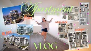 APARTMENT HUNTING VLOG EP. 1: Spend the day w/ me and tour apartments!