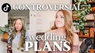 CONTROVERSIAL Wedding Plans ?? | TikTok REACTION