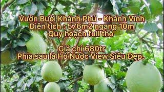 Bán đất Vườn Bưởi Khánh Phú - Khánh Vĩnh giá rẻ đường Oto. Mua Bán Đất Nha Trang Khánh Hoà