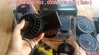 báo giá công khai 5 mẫu áo quạt điều hòa giá rẻ hàng chuẩn, dành cho các bác đi lao động,