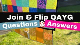 Join & Flip Quilt-As-You-Go:  The Question and Answer Session