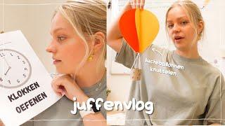 luchtballonnen knutselen en lessen voorbereiden in groep 5 - juffenvlog