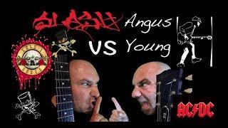 Guns N' Roses VS AC/DC (Guitar Riffs Battle)