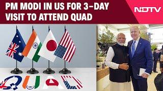 PM Modi US Visit | PM Modi In US For 3-Day Visit To Attend QUAD, UN Summits