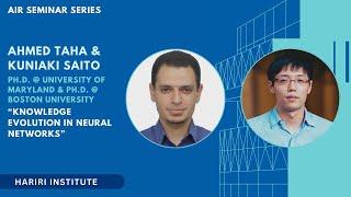 AIR Seminar Series: Ahmed Taha & Kuniaki Saito, PhD, University of Maryland and Boston University