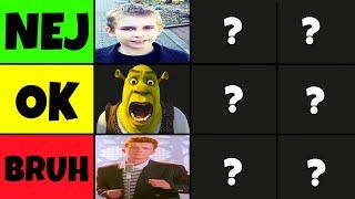 MEME SONGY TIER LIST