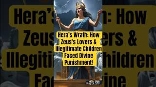 Hera’s Wrath:How Zeus’s Lovers & Illegit Children Faced Divine Punishment#shorts#hera#greekmythology