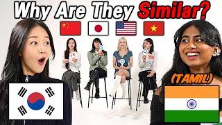 Tamil VS Korean l How Similar are they? l India, USA, Korea, China, Japan, Vietnam