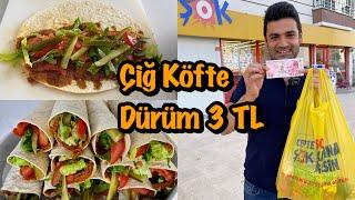 ÇİĞ KÖFTE DÜRÜM!!! UCUZ TARİFLER SERİSİ!!!