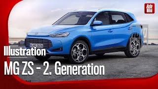 Illustration des MG ZS | 2. Generation des Kompakt-SUV