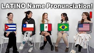 LATIN AMERICAN Names Pronunciation Differences!!