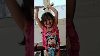 Kids Exploring Gym - love the way they flex the muscles reminds me of Childhood, like subscribe.