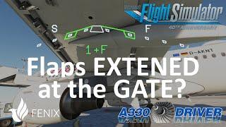 Three Reasons why we keep the FLAPS EXTENDED after Landing | Real Airbus Pilot