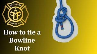 How to Tie a Bowline Knot: Firefighter Guide