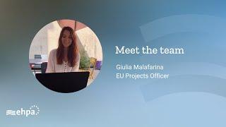 Meet the team: Giulia Malafarina, EU Projects Officer