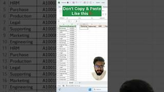 Don't copy and paste in Excel‼️ Instead Use Amazing Function #exceltips #excel #exceltricks #shorts