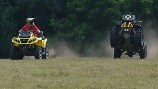 Renegade 1000 XMR vs Outlander 650 XMR Drag Race!