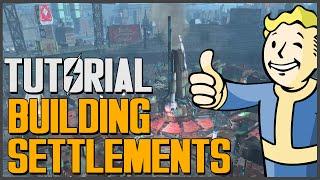 Fallout 4: How to Build Settlements [The Basics] Super Easy Tutorial Guide