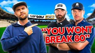 CAN I BREAK 80 WITH BRYSON DECHAMBEAU & DUSTIN JOHNSON? (Liv Golf JCB Event)