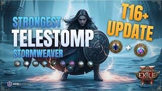 Updated BEST Telestomp Stormweaver || New Defence Tech || Path Of Exile 2 Sorceress Build Guide