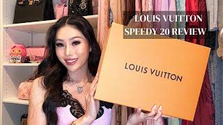 Louis Vuitton Review | Pink Speedy 20 Bandouliere, PRICE, What's in my bag