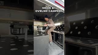 Epic interior build on an OVRLAND pop-top truck camper with transforming furniture  #overlanding