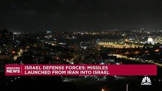 Israel Defense Forces: Missiles launched from Iran to Israel