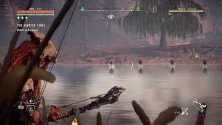 Aloy has a new way to fish these days