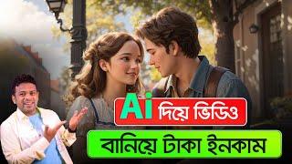 এআই দিয়ে কার্টুন ভিডিও তৈরি করে ইনকাম | How to Earn Money by Ai