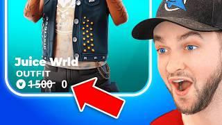 Fortnite's *NEW* MYTHIC Juice WRLD Update! (FREE Skin)