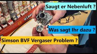 Simson - Vergaser Nebenluft an Gas - Schieberkappe ? Wie seht Ihr dieses Problem ?