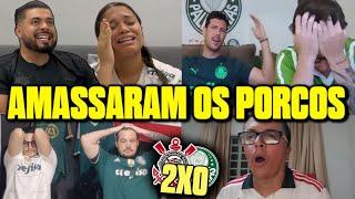 VAMOS RIR?! REAÇÕES DOS RIVAIS APÓS CORINTHIANS GANHAR DO PALMEIRAS! REACT CORINTHIANS 2X0 PALMEIRAS