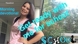 Get ready with me for school//Morning devotional routine.