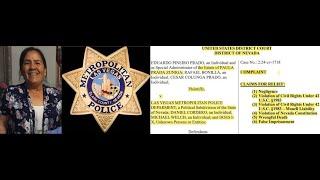 Paula Prado Zuniga, 74, stabbed to death as Vegas police failed to act | Sgt demoted | Lawsuit filed