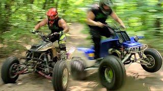 Battle of Legends - 250R vs Banshee! Which is better for Rocky Trails? Quad Warz S3 E1