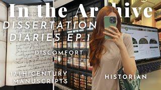 Dissertation Diaries Ep  1 | Yale History PhD Student in the National Archives in London