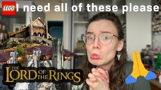 BEGGING LEGO to make these sets - Lord of the Rings sets of DREAMS list